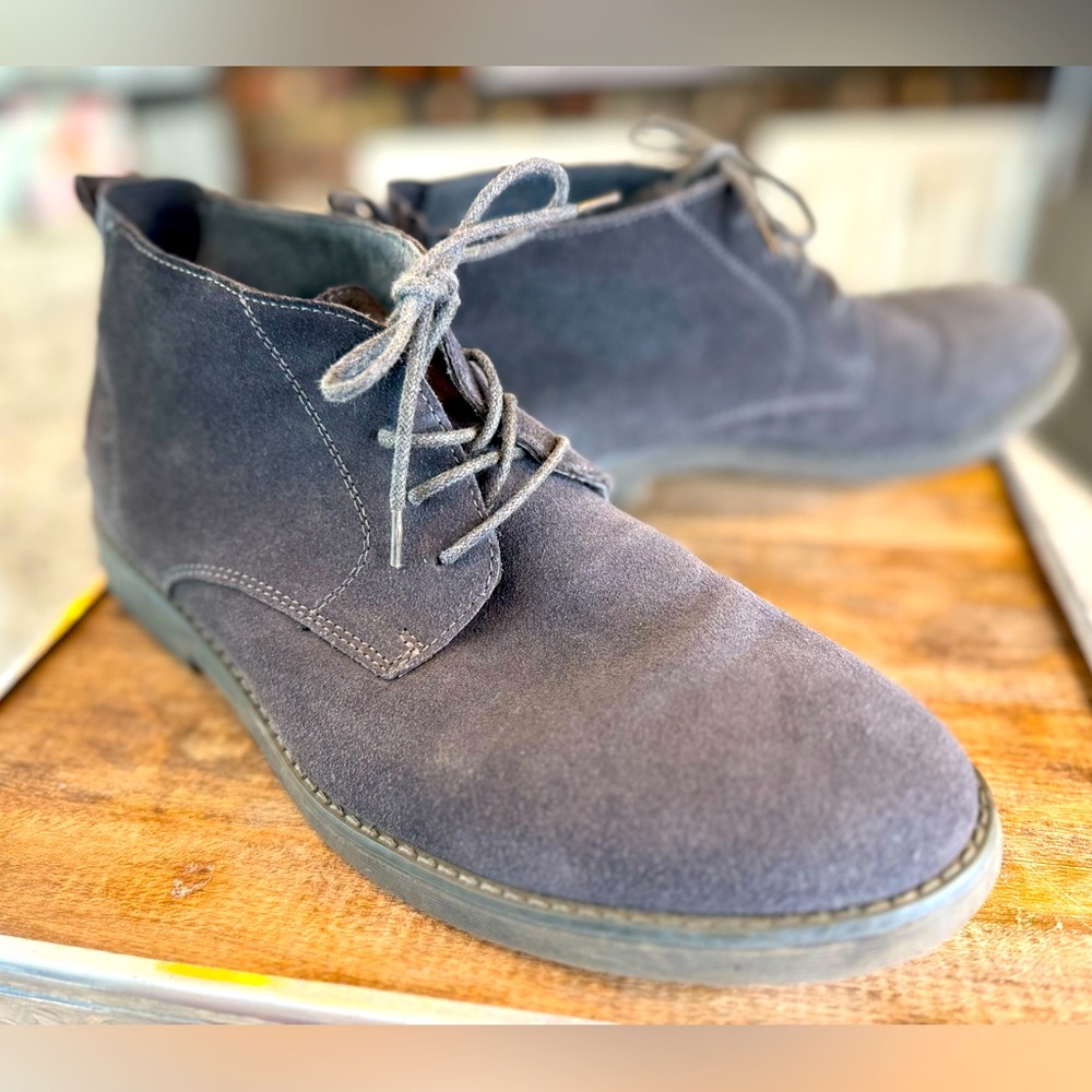 BRUNO MARC Gray Suede‎ Boots